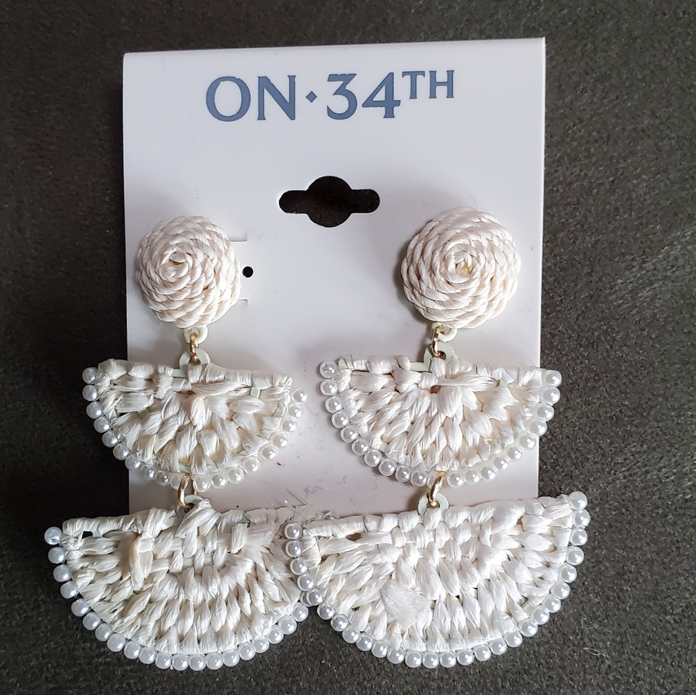 NWT Crochet Detail Post Earrings
